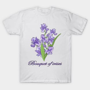 Irises-Spring flowers T-Shirt